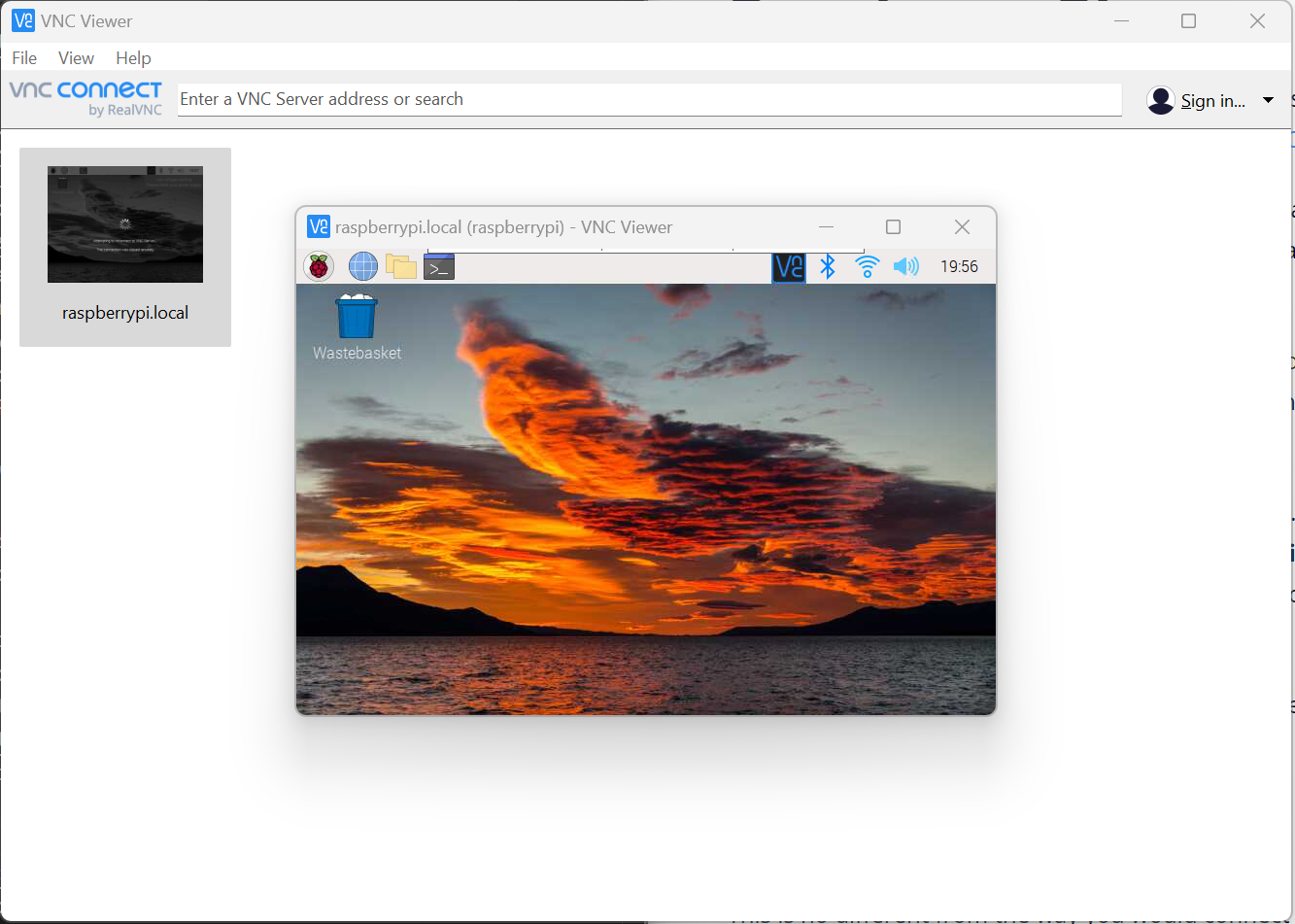 Image of VNC Viewer